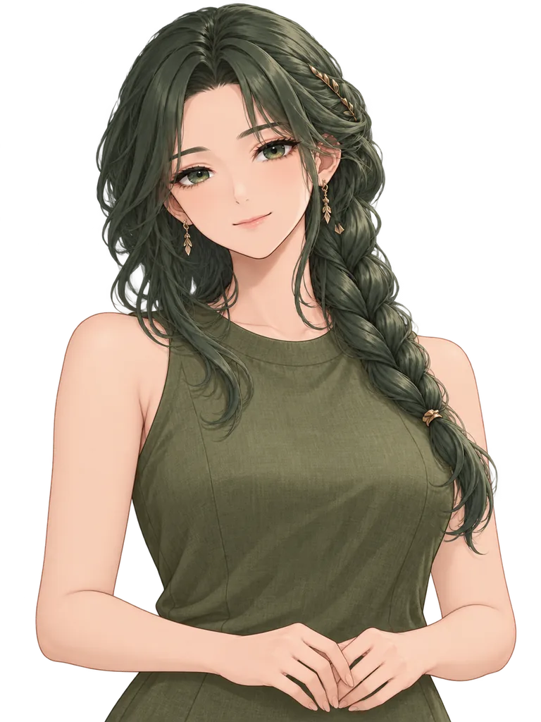 Illustrated portrait of Midori